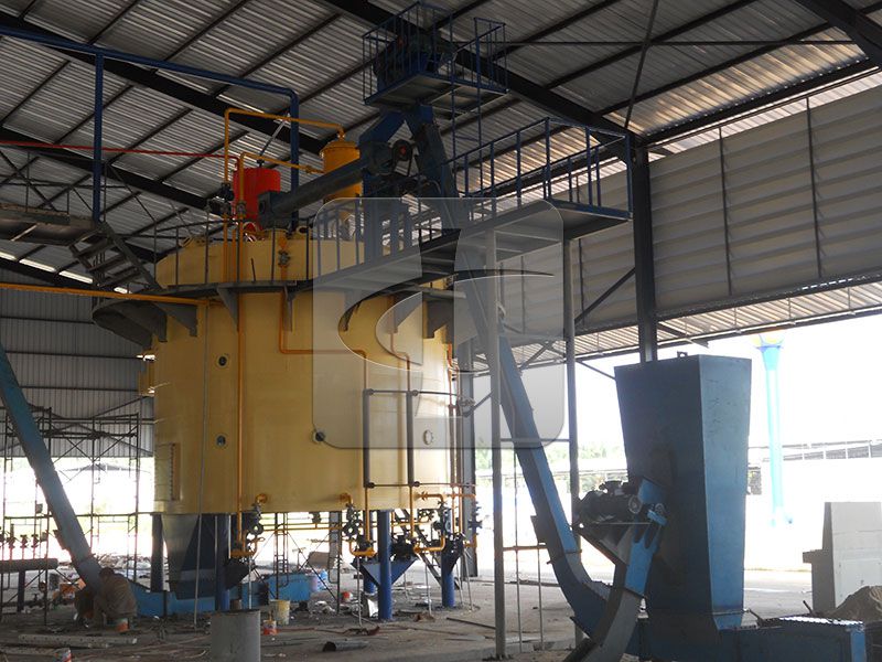 Leaching oil extraction technology