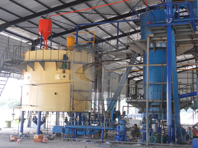 Rice bran oil extraction process